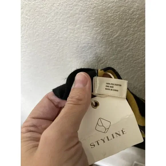 NWT Styline yellow leopard kimono knit wrap light weight multi one size travel - Picture 3 of 6